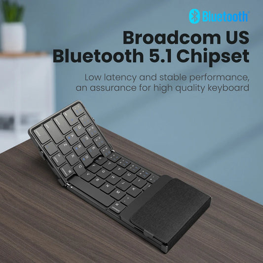 Foldable Keyboard with Numpad - Work Anywhere