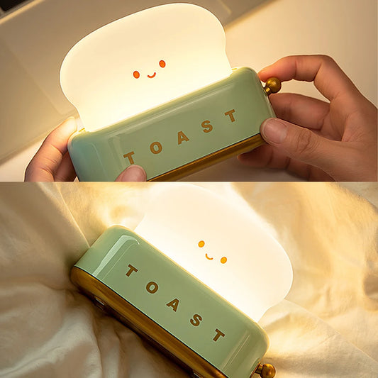 Cute Toast-Shaped Night Light