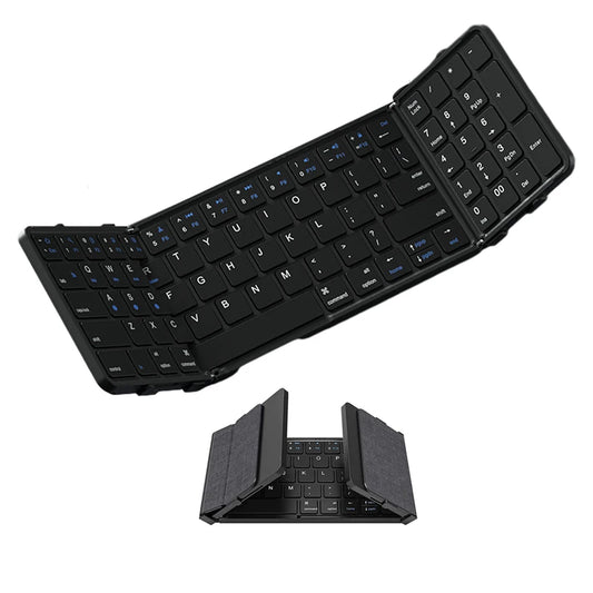 Foldable Keyboard with Numpad - Work Anywhere