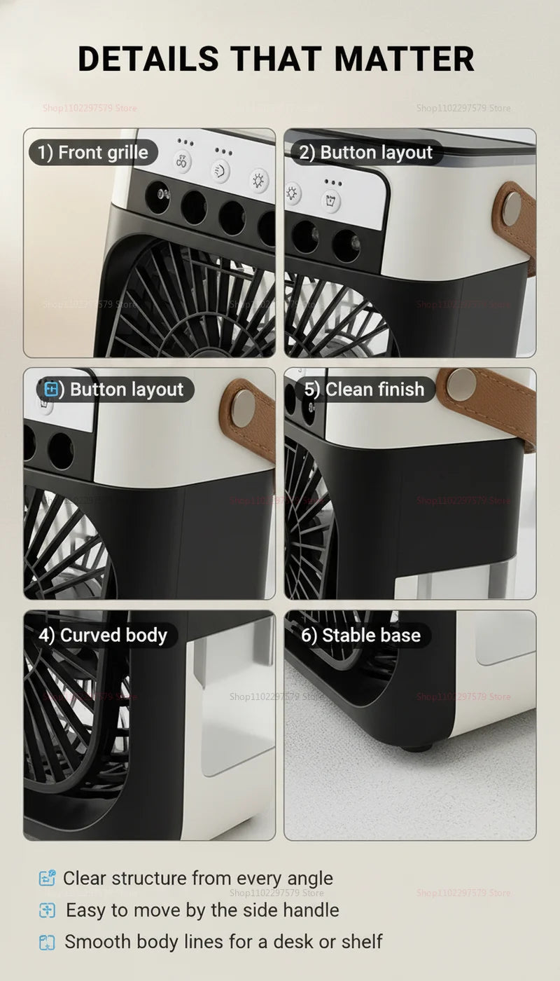 Portable 3-in-1 Air Cooler Fan